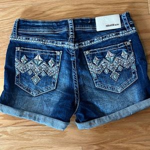 Adorable Grace in LA Jean Shorts size 27